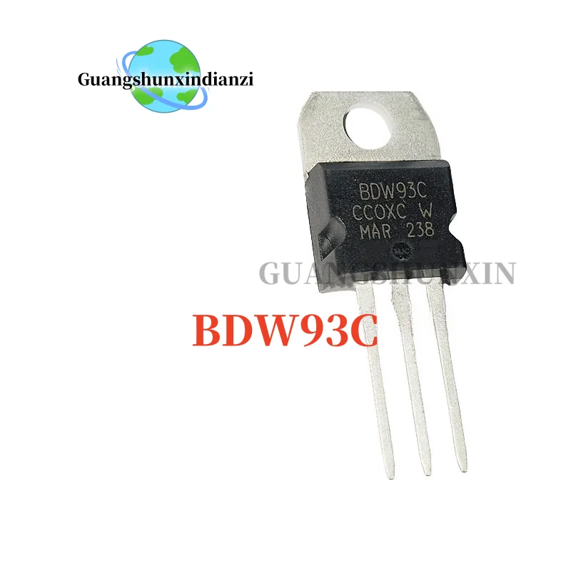 5-10-20pcs/lot New BDW93C BDW93 100V 12A TO-220 Imported Original Best Quality transistor In Stock