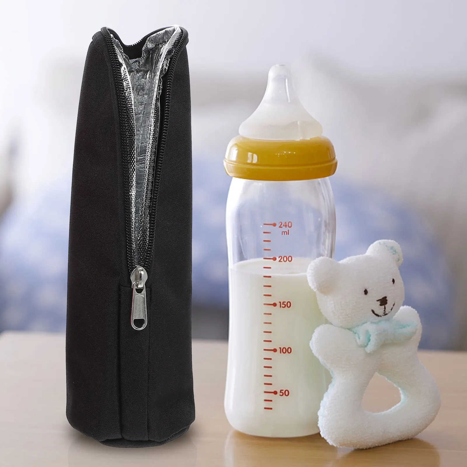 

2Pcs Baby Bottle Insulating Covers Protective Sleeve for Milk Powder Storage Portable Feeding Bottle Protector Cover Supplies