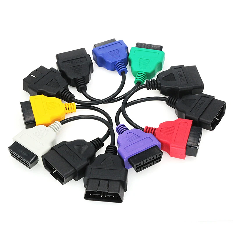 

6PCS OBD2 Adapter Cable Set for MultiECUScan Fiat Alfa Romeo Lancia Chrysler Jeep Diagnostic Tool