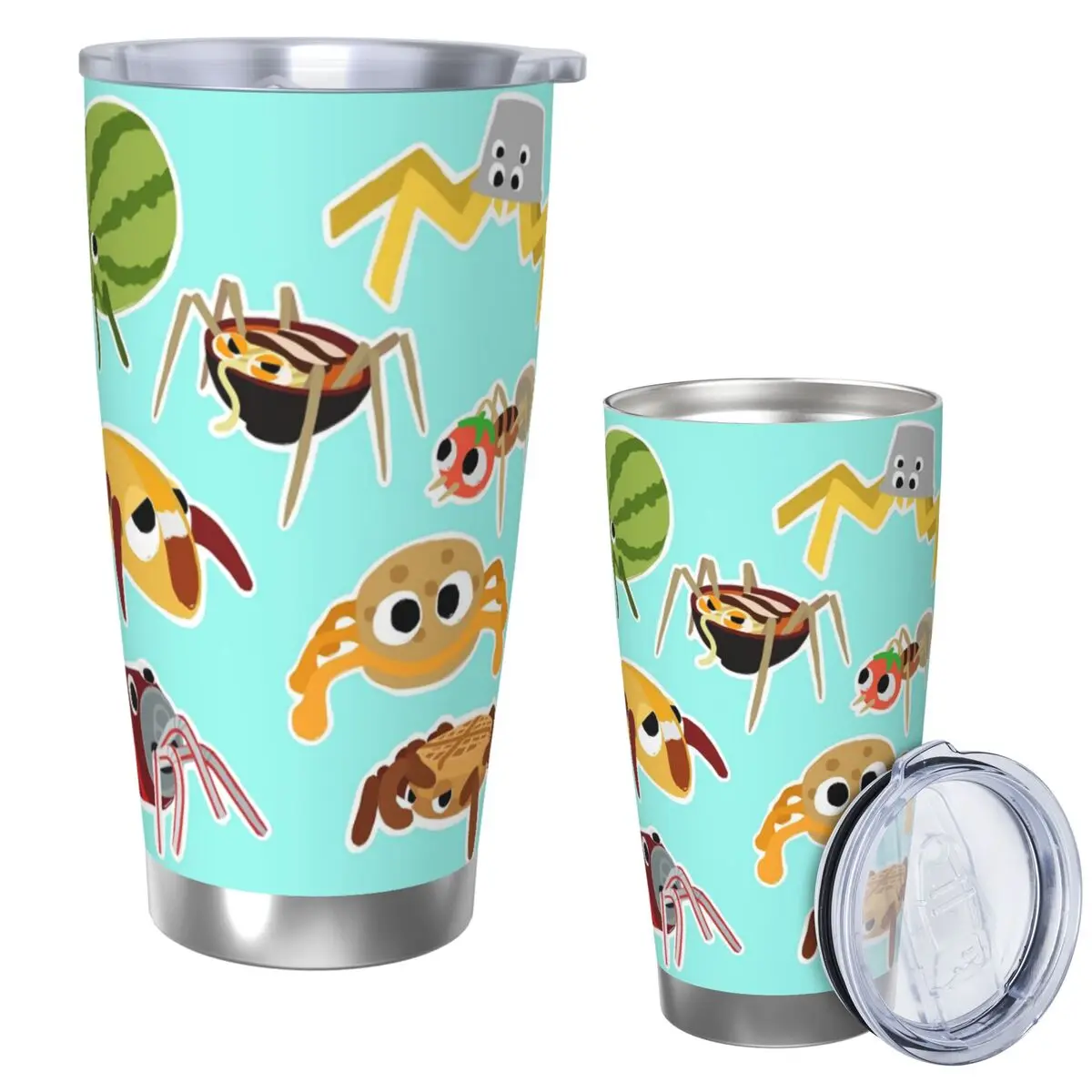 

Bugsnax Bug Pack Fan Art Kinda Bug Стакан из нержавеющей стали Чашки с вакуумной изоляцией Термальные соломинки для холодной чашки с крышкой 20 унций