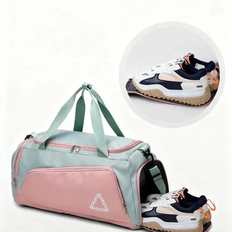 Travel Gym Bags Dry Wet Separation Shoulder Bag Yoga Fitness  Backpack Men Women Waterproof With Shoe Compartment Sports Handbag image 3