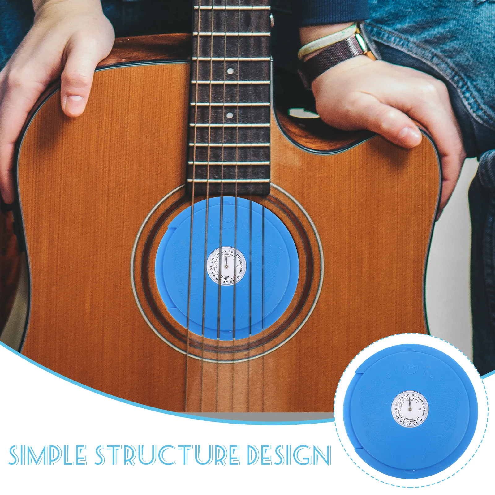 

Guitar Humidifier Accessories Acoustic Hygrometer Humidifiers Musical for Guitars Instrument Indoor