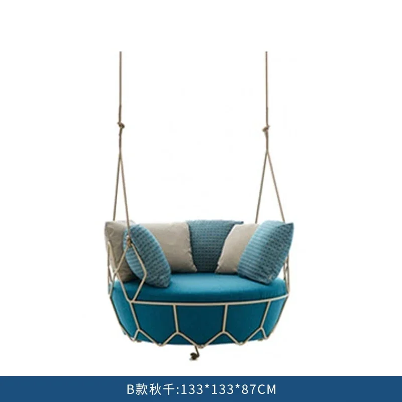 r8.18- Courtyard Outdoor Swing Garden Balcony Hanging Chair Sofa Homestay Sunroom