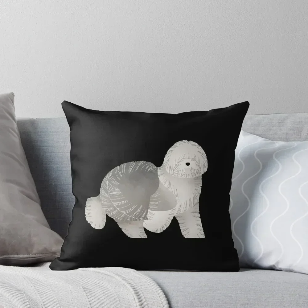 

Year of the Dog - Old English Sheepdog (Bobtail) Throw Pillow Cushions Cover luxury covers autumn decoration Sofas Covers pillow