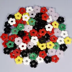 New Fashion Plant Handmade Beads Glass Material Flower Beads Diy Charm Manufacturing Jewelry Earring Accessories Materials