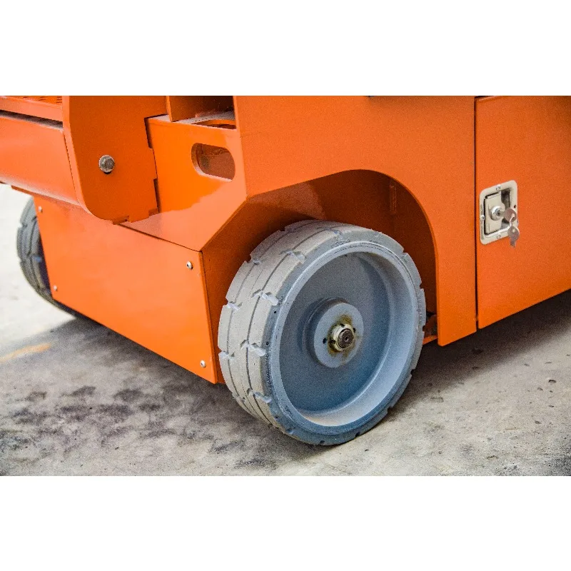 High Performance Electric Fully Automatic Walking Mobile Aerial Work Truck  Four Wheel Scissor Lift on Sale High Quality