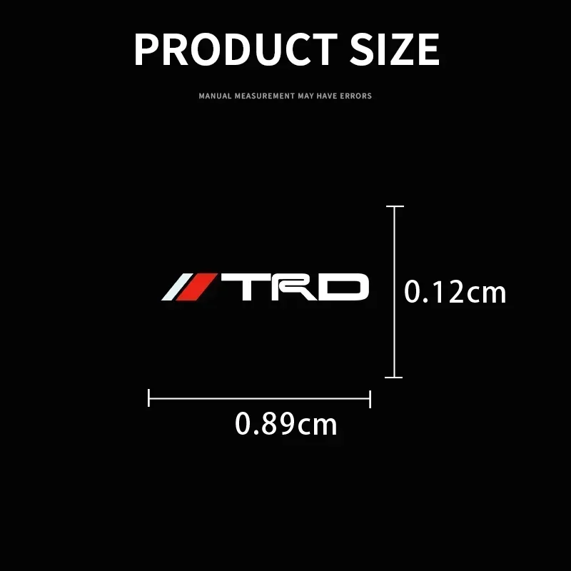 Car Logo Interior Random post Sticker For Toyota TRD Century Auris FCV Mirai Premio Yaris Camry Carola Crown Auto Accessories