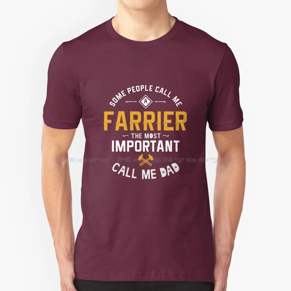 Farrier Farriery Blacksmith Gift Idea T Shirt 100% Cotton Tee Hoof Forger Farriery Ironworker Forging Forged Welding Knives