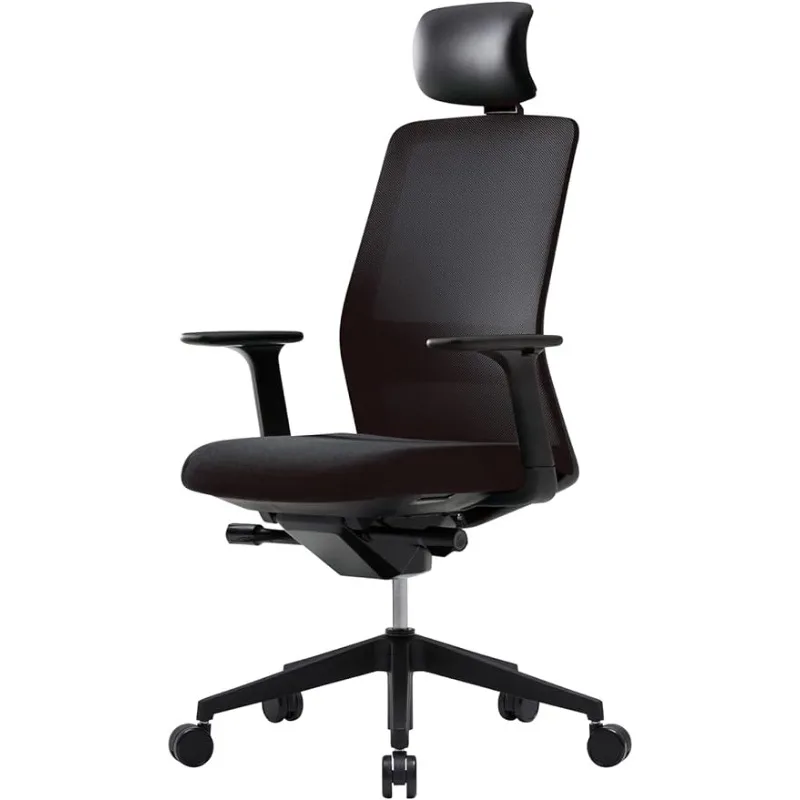 

SIDIZ T40 Smart Ergonomic Office Chair : Home Office Chair with Easy Adjustments, Headrest, Lumbar Support, Office Desk Chairs