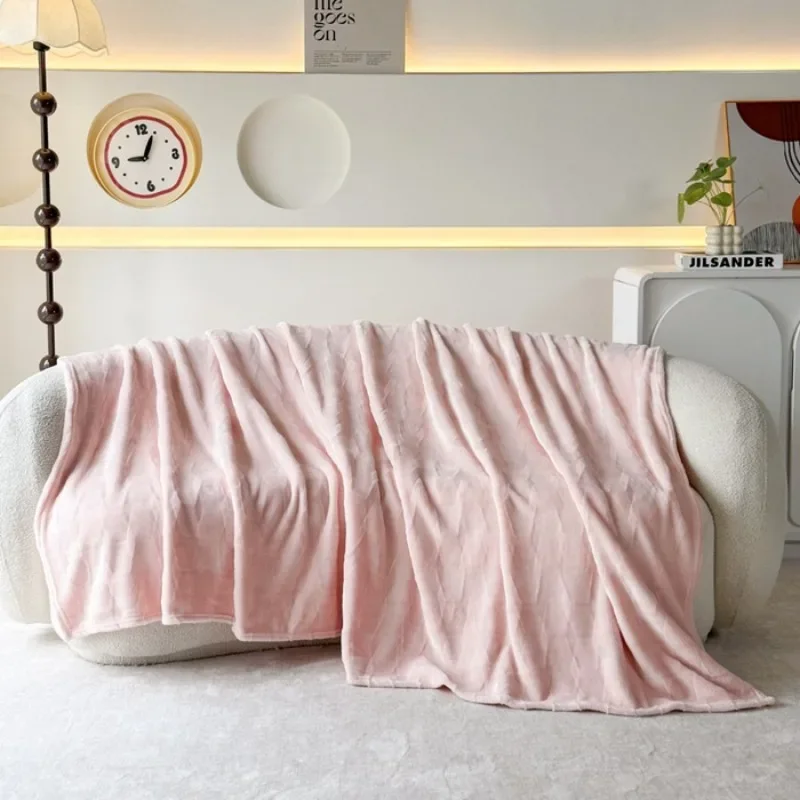 1PC New 3D Wave Throw Blanket Thick Soft Cozy Nap Blanket Warm Multifunctional Blanket Bedding Cover for Couch Bed Office Travel