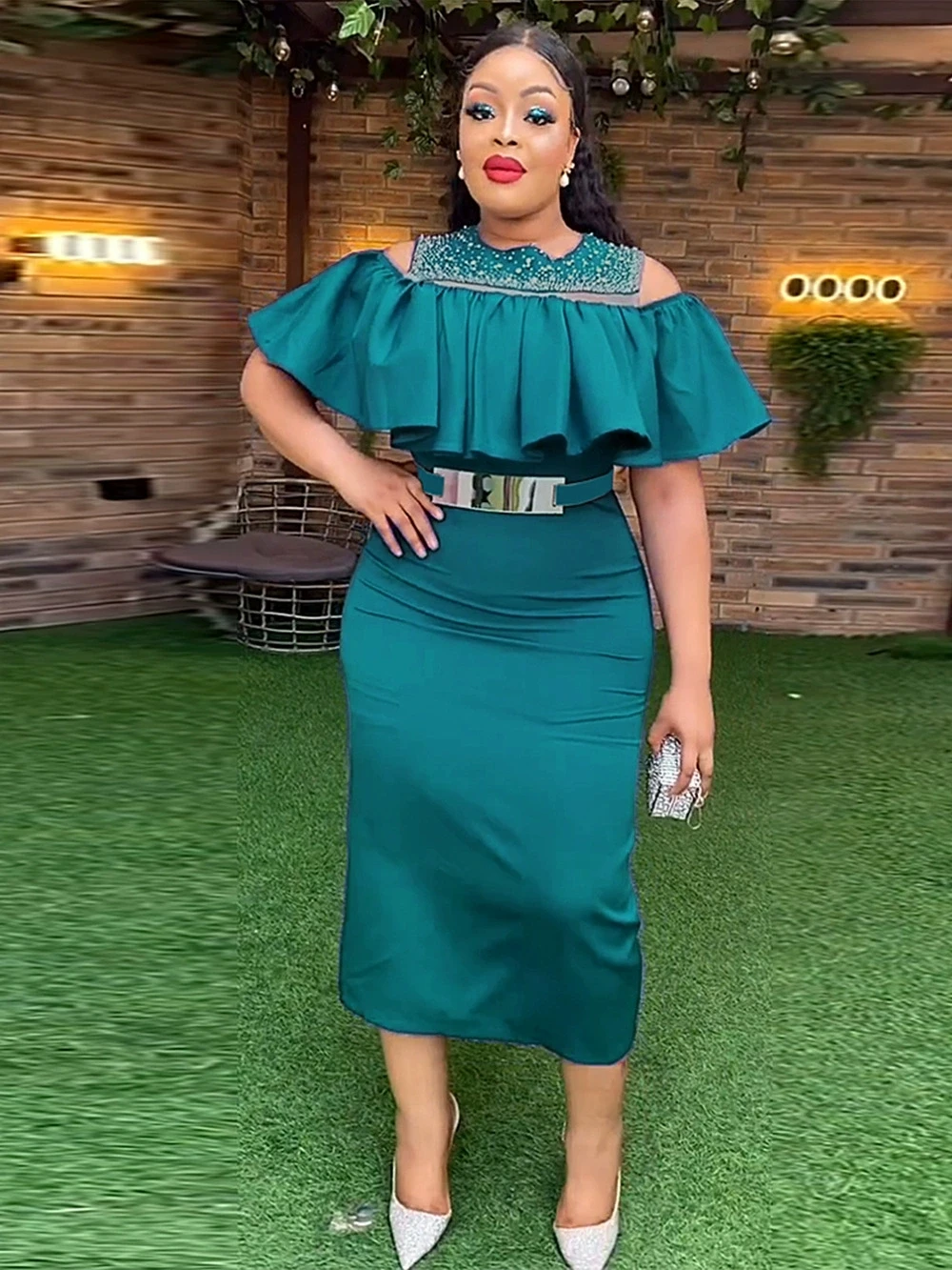 

Африканские платья для женщин, большие размеры, вечернее длинное платье, африканская одежда, элегантное мусульманское шифоновое платье макси в Турции