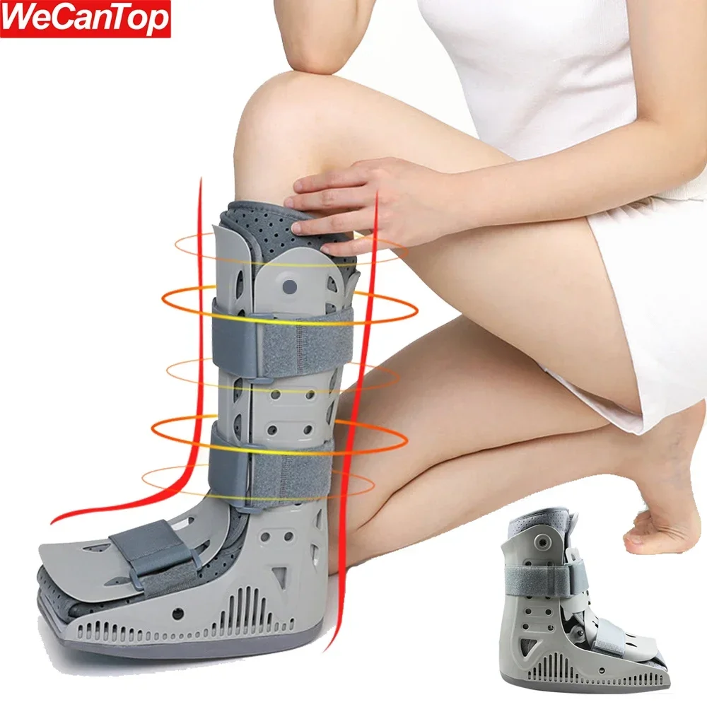 1PCS Air Walker Fracture Boot Walking Protection Boot Inflatable for Broken Foot Fractures Sprains fits Left or Right Foot Ankle