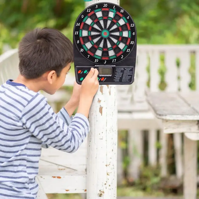 Electronic Dartboard Set Electronic Digital Darts Scoreboard Scoring Dartboard With Various Difficulty Levels For Family