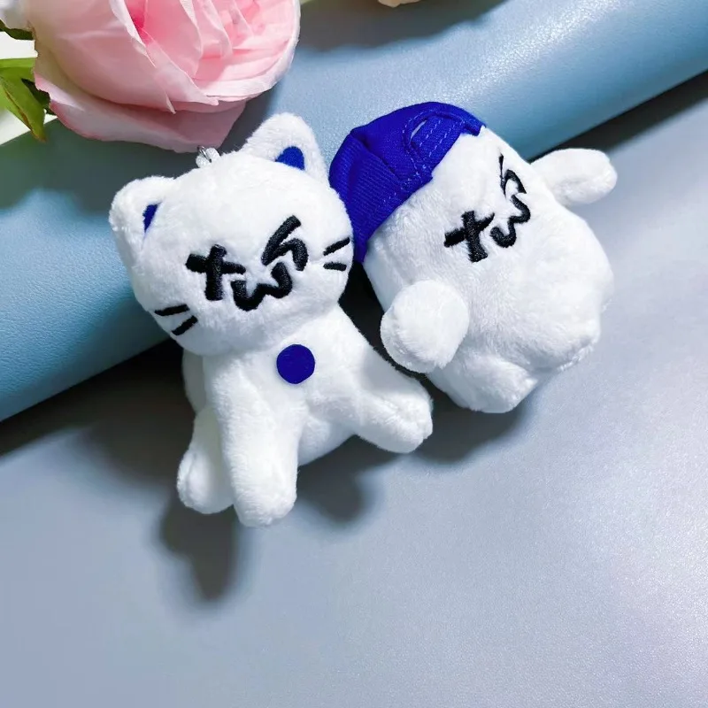 9 سنتيمتر Kpop بلوشي TWS القط لطيف أفخم المفاتيح دمية محشوة دمية قلادة كيرينغ حقيبة ظهر ساحرة SHINYU DOHOON اكسسوارات