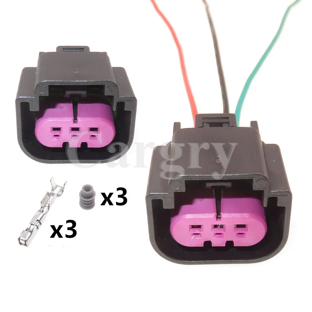 

1 Set 3P 13511131 AC Assembly Automotive Fuel Sensor Oil Pump Electric Wire Socket Car Waterproof Connector