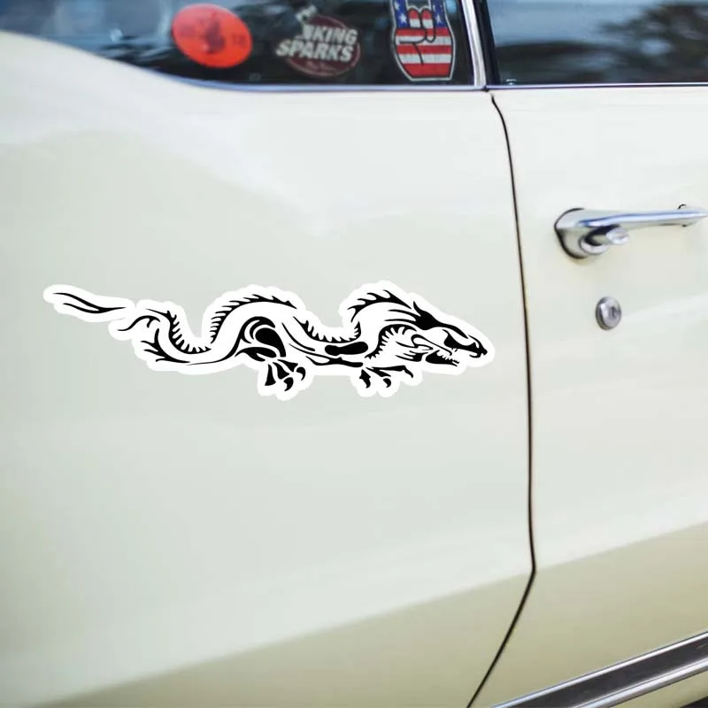 

1 шт. наклейки «Tribal Dragon Art» — модная наклейка для автомобильных бамперов/покрышек для журналов/планшетов, идеально подходит для любителей восточного искусства