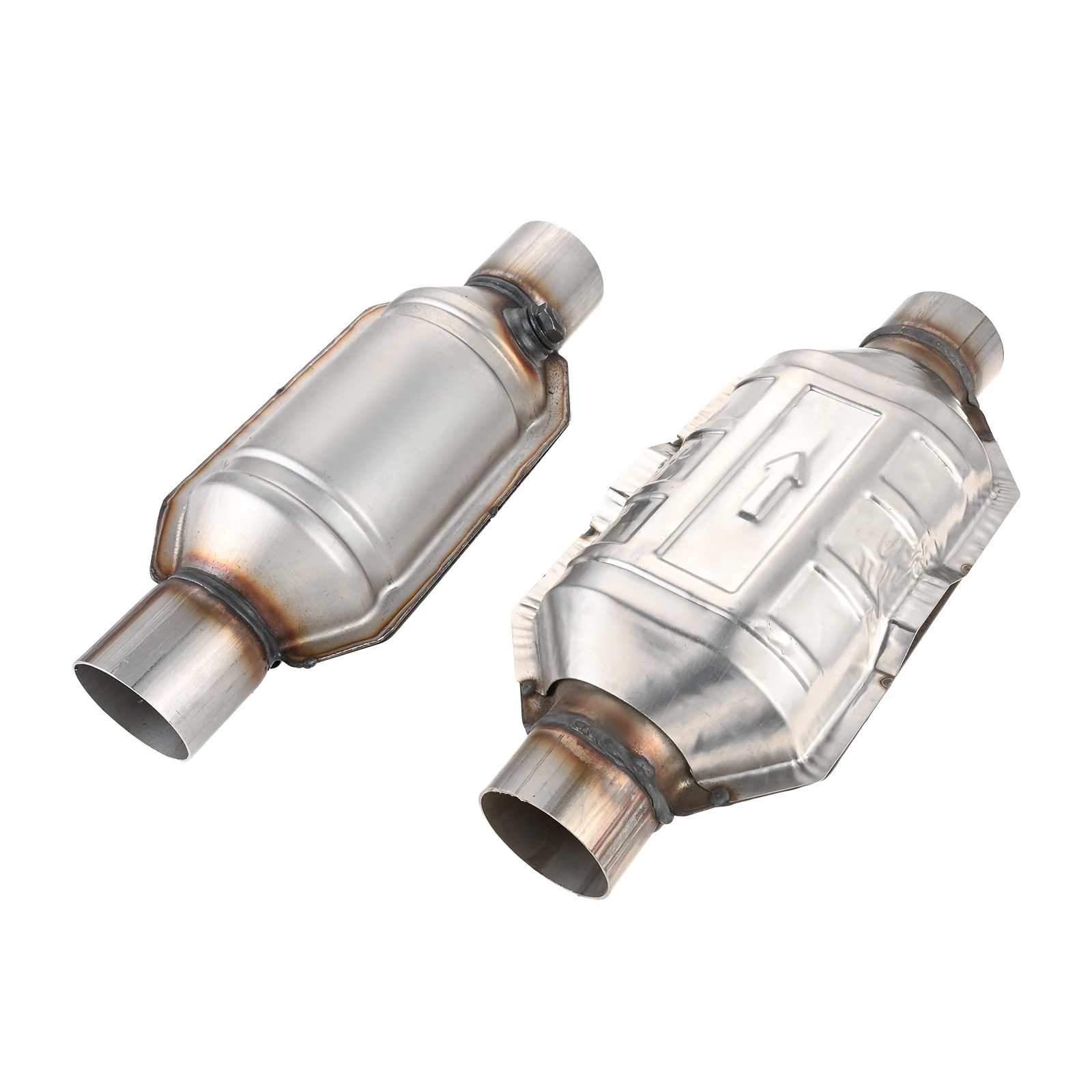 

1pc 409 Stainless Steel 2.5inch Catalytic Converter EURO1 Standard Ceramic Substrate Auto Exhaust Systems Accessories