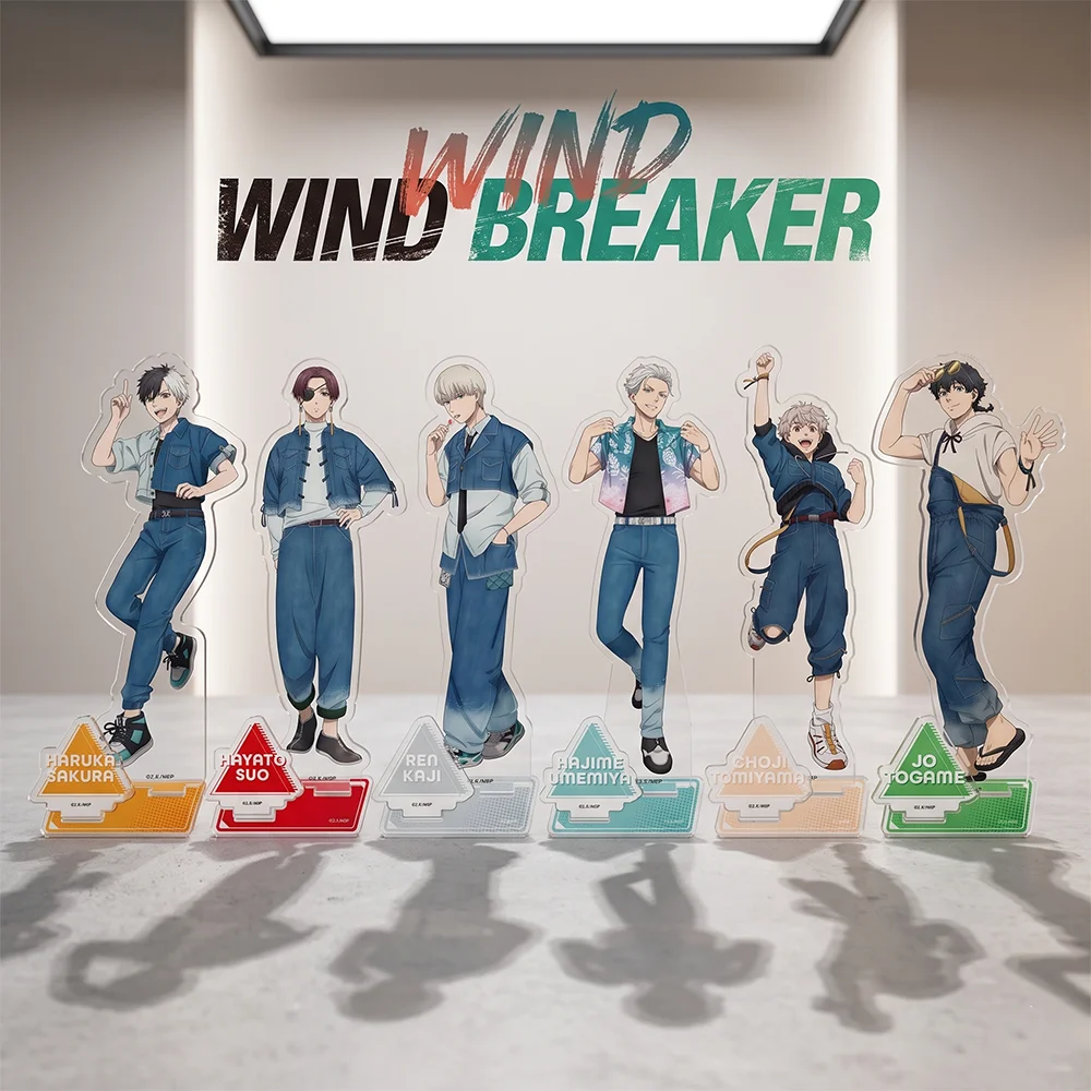 WIND BREAKER SUMMER WIND VACATION Ver. 15CM Soporte de acrílico de doble cara para llavero 2026 Nuevo soporte de anime Haruka Sakura Decoración de escritorio
