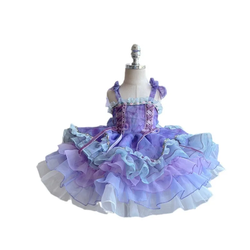 Baby Girls' Lolita Dress com arco bonito, Birthday Princess Dresses, Roupa infantil, Tutu infantil, Moda, Verão, 2024