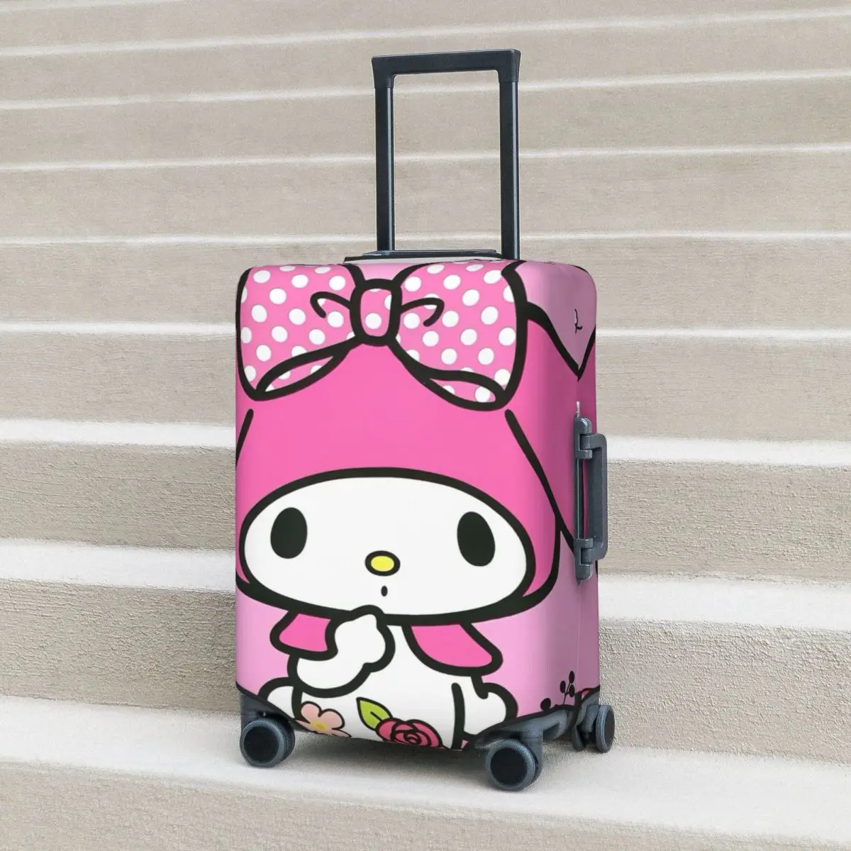 

Kawaii My Melody Animal чехол для чемодана Strectch защита путешествий принадлежности для багажа праздник