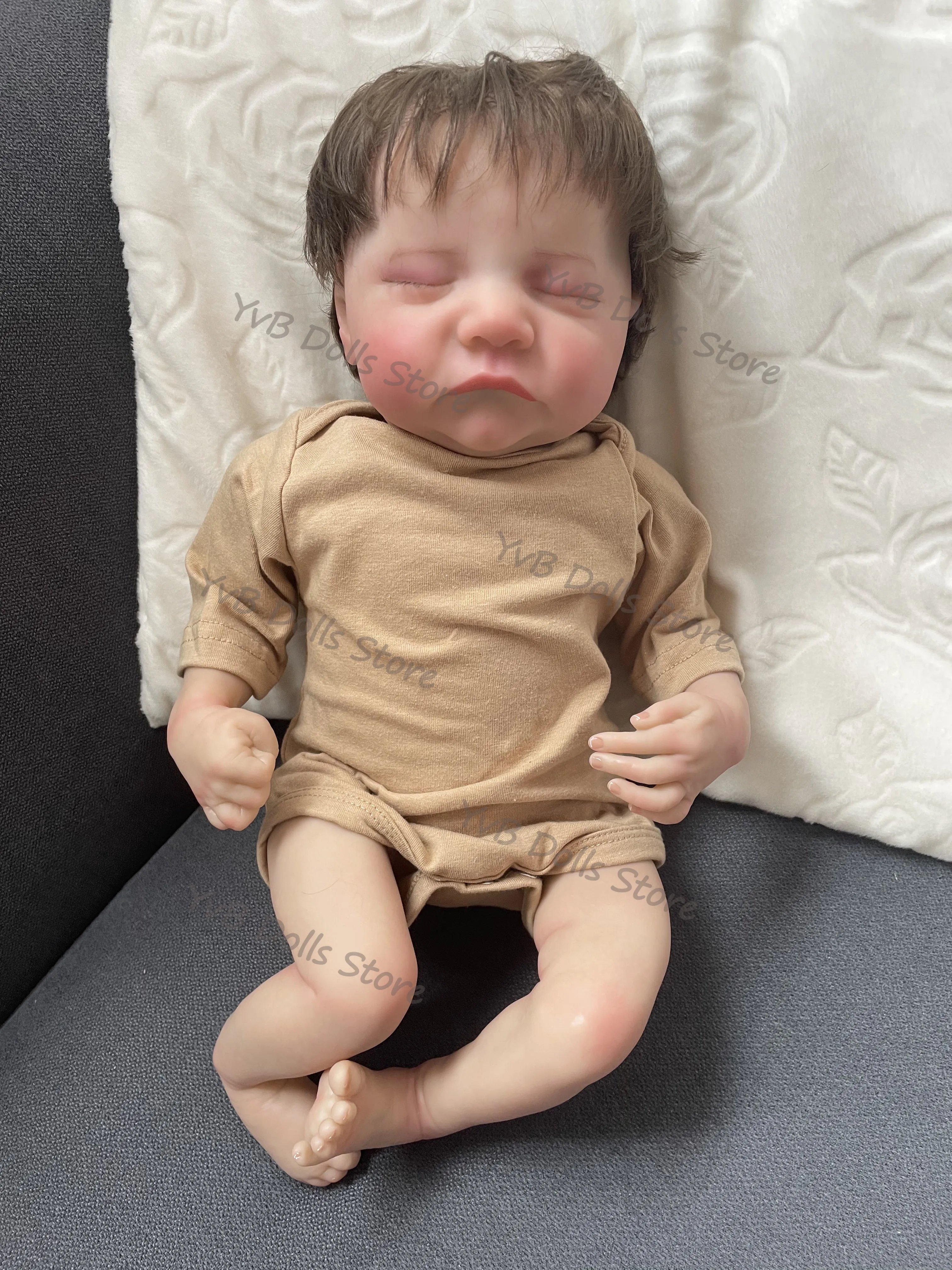 19 inch Levi Reborn Bebe Twee Versies Zacht Lichaam en Full Body Siliconen Hoge Kwaliteit Handgemaakte Assembleren Poppen Speelgoed voor Meisje