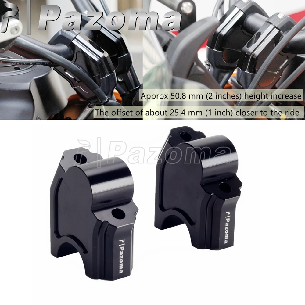 1inch& 2inch CNC Motorcycle Rise Handlebar Risers For Harley Pan America 1250 RA1250 Special RA1250S Handle Bar Riser 2021 2022