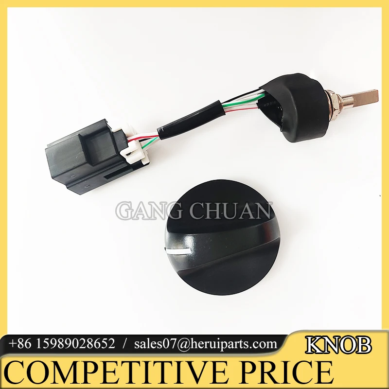 22U-06-22420 Throttle Knob Switch 22U0622420 for Komatsu PC220LC-7 PC200-7 Excavator Knob Controller