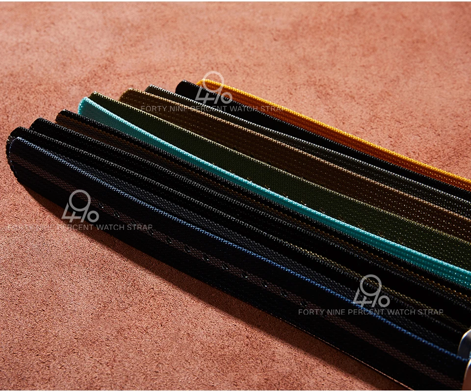 Hochwertiges Uhrenarmband aus Stoff, 18/19/20 mm, gewebtes Nylon-Uhrenband, 21/22/24 mm, einteiliges, gewebtes Uhrenarmband für Omega und Seiko. – Detail 8