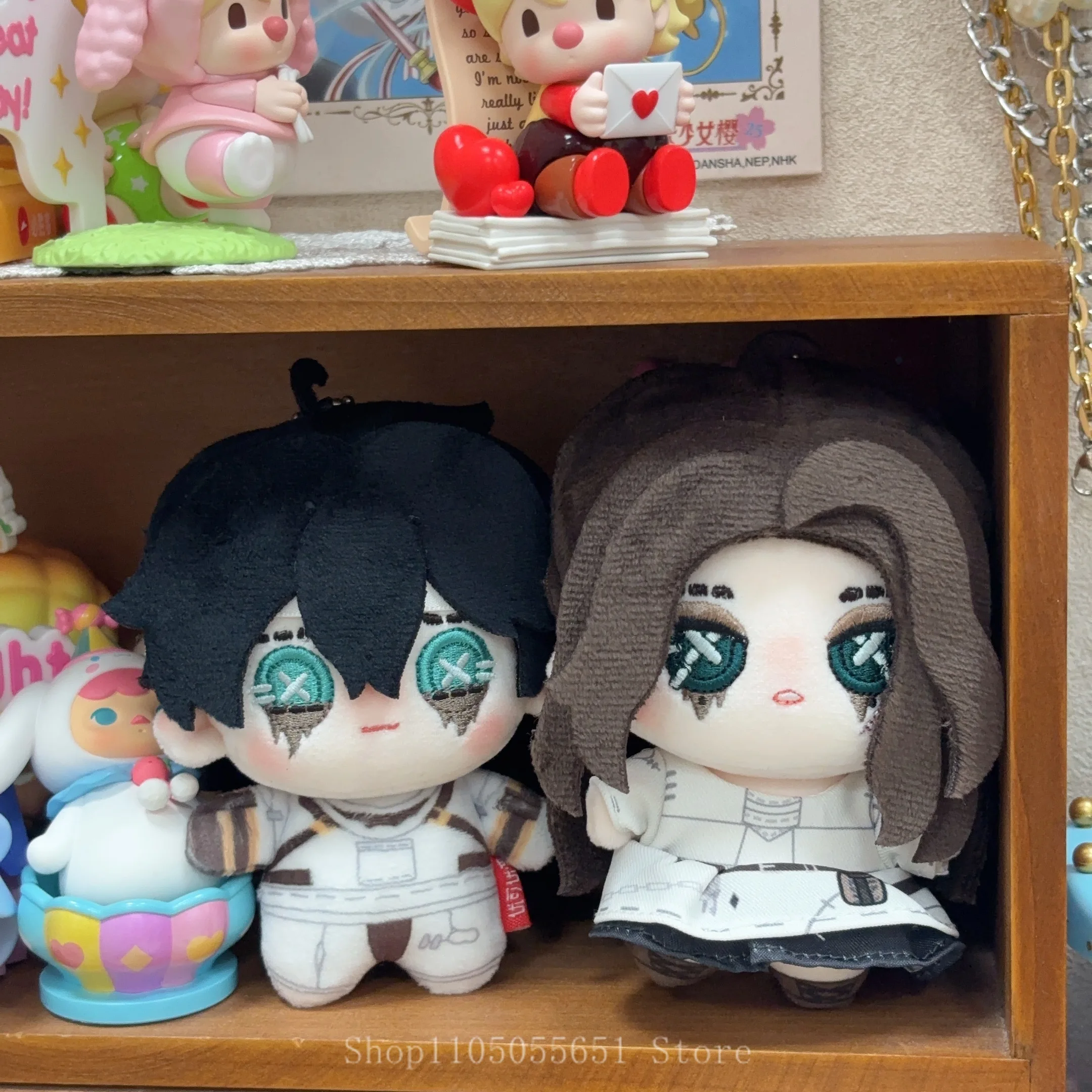 Anime Acrobat Prisoner Emil Grace Cosplay Plush Keychain Bag Charm Pendants Ornaments Mascot Gift Hot Xmas