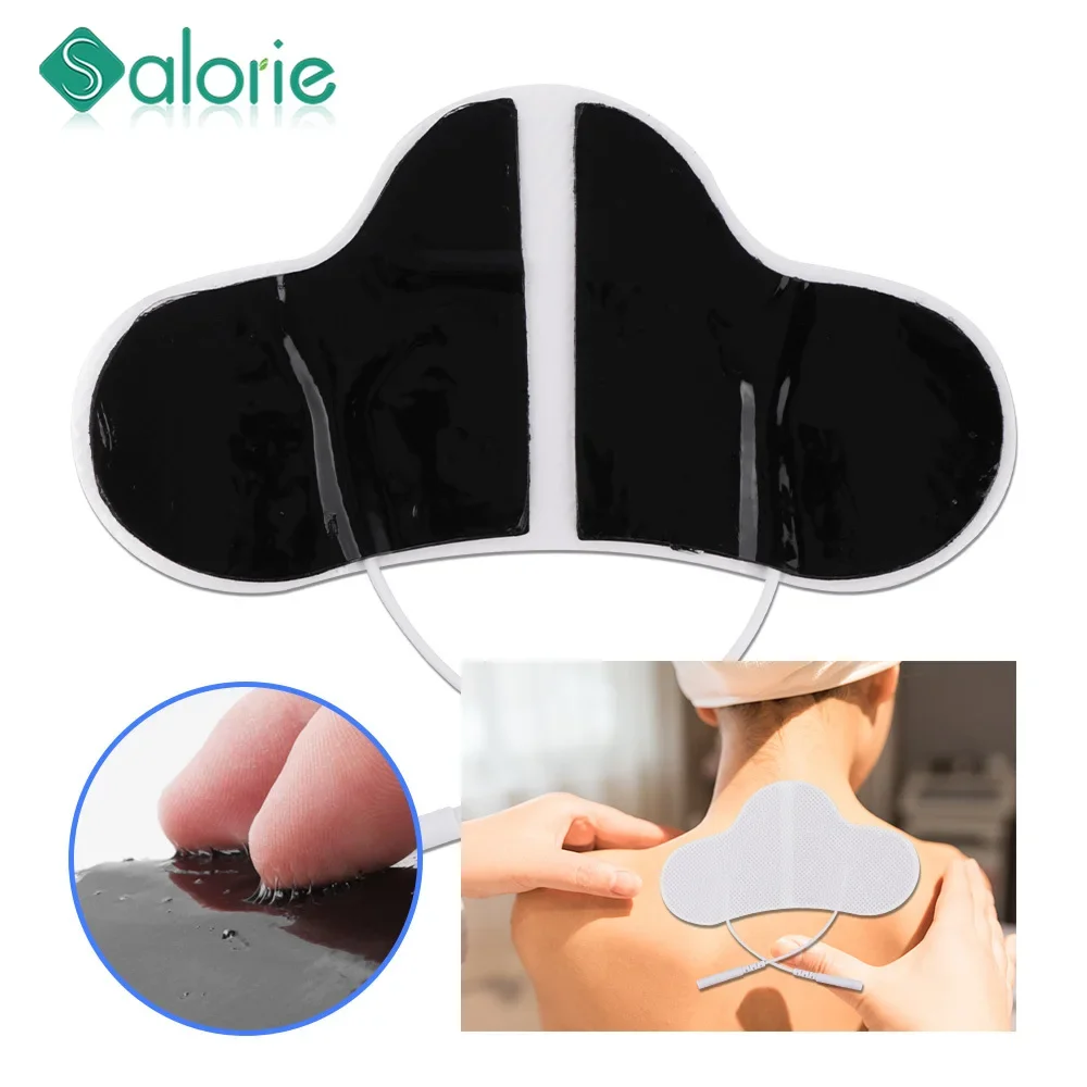 1pcs EMS Electrode Pads Muscle Stimulator Gel Neck Non-Woven Patch Self-Adhesive Acupuncture Massager Accessories Replacement