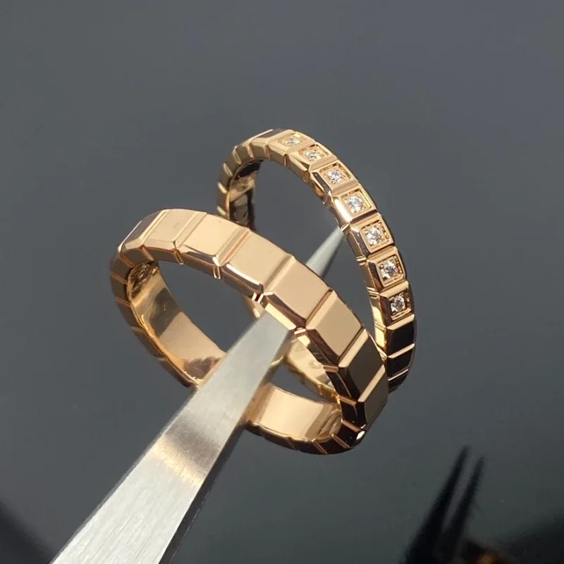 925 Fashion Couple Rings - European Luxury Jewelry with Ice Block Shaped Zircon Selection for Gathering-free shipping