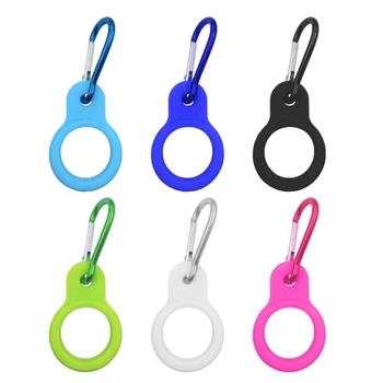 휴대용 물병 운반 홀더 실리콘 교수형 버클 Carabiner 벨트 클립과 보안 물병 홀더 