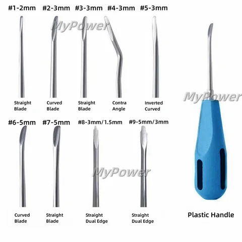 Dental Extraction Elevator Apical Straight Luxating Elevators Fits HU FRIEDY #1-#9