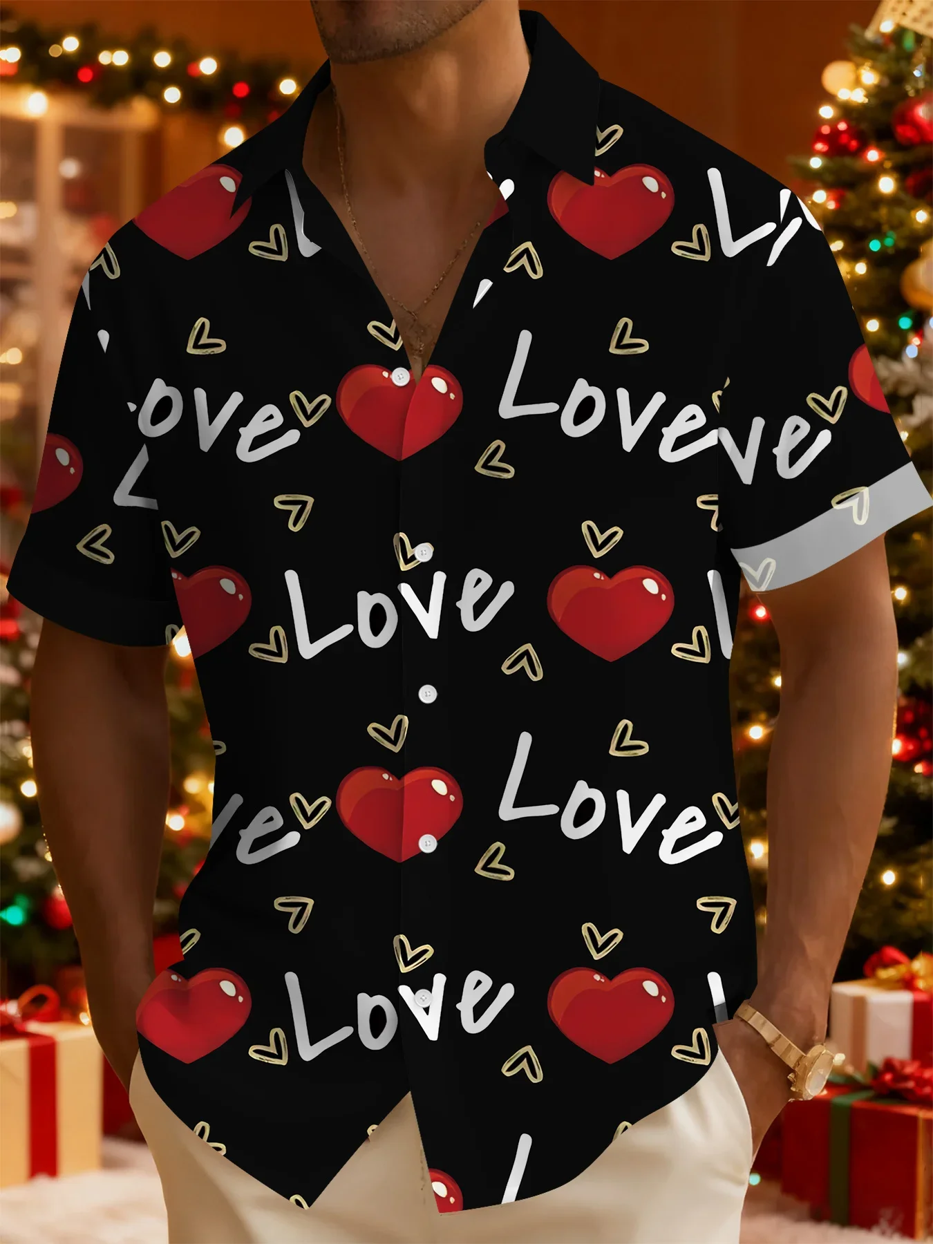 

Summer Lightweight Beach Shirt Men Hawaiian Style Casual Man Short Sleeve Fashion Print Breathable Party Outfit Tops