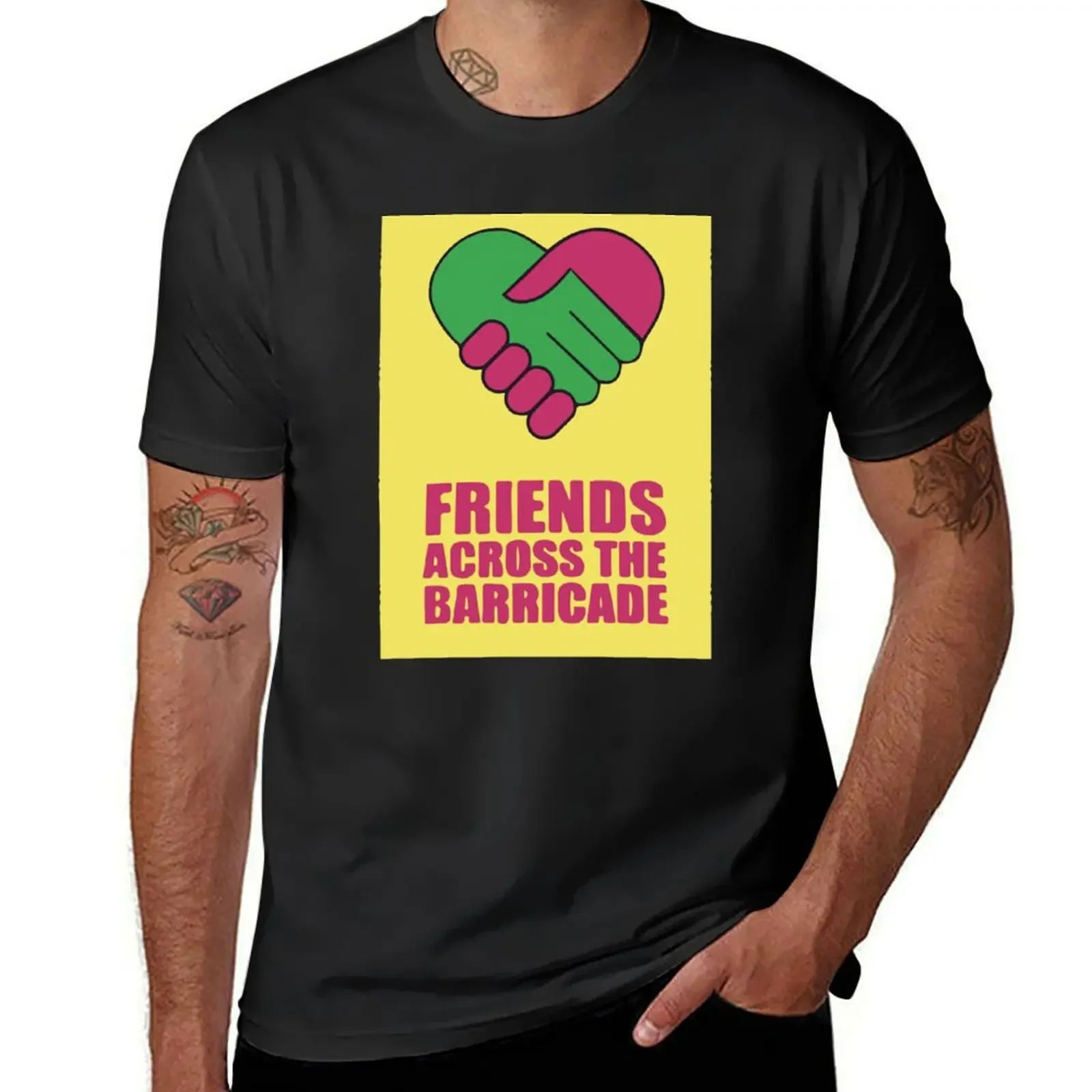 Derry Girls Friends Across The Barricade T-Shirt graphic shirts anime boys whites t shirts for men cotton