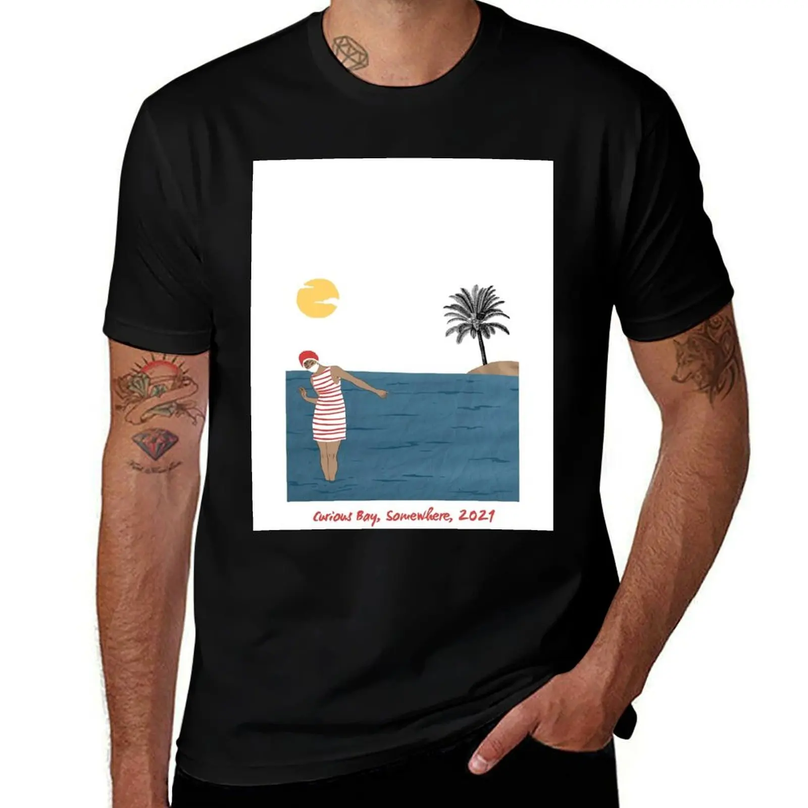 

Curious Bay, Somewhere, 2021 T-Shirt shirts graphic plus sizes blanks summer top funny t shirts men