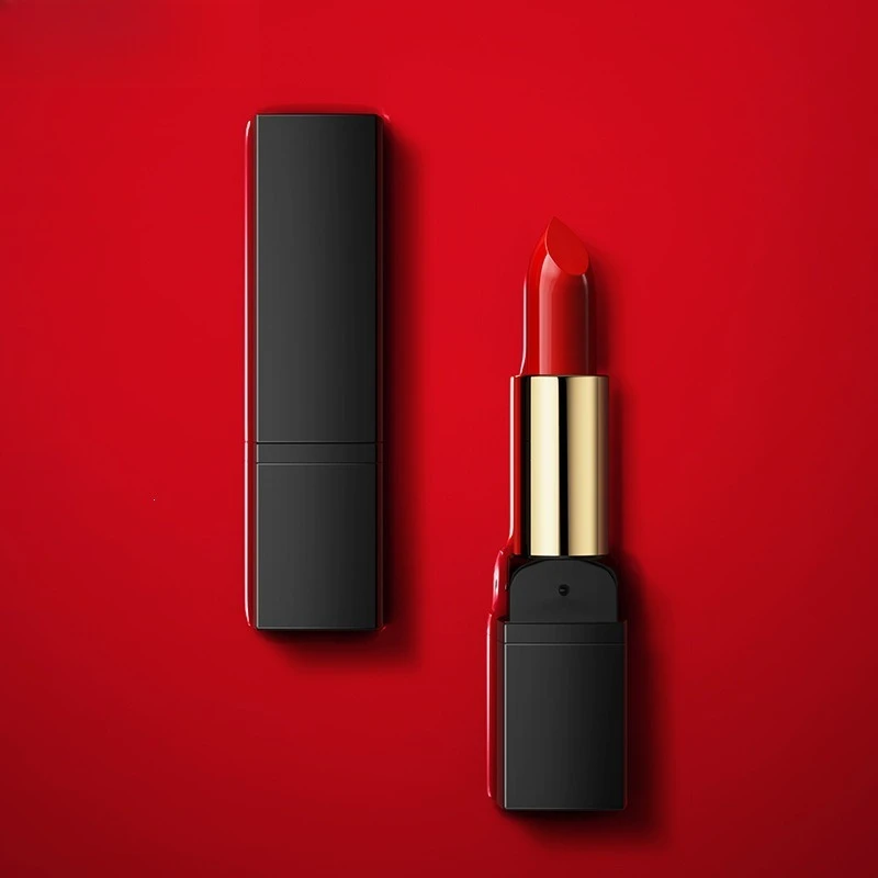 Waterproof Long Lasting Transfer Proof Lipstick Smudge Proof Silky Moisturizing Natural Glossy Lip Color Makeup Accessory