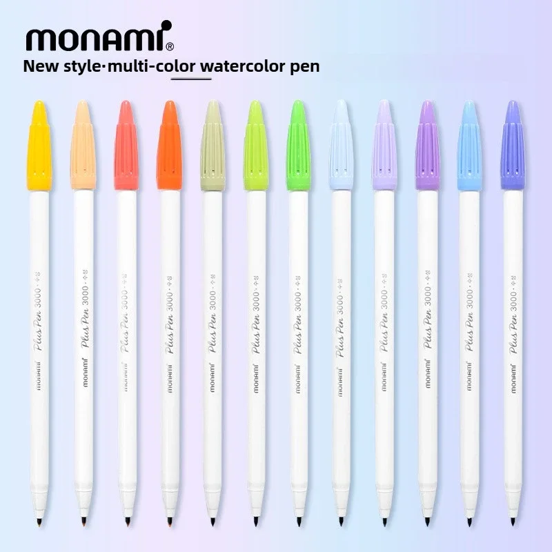 مونامي 60 لون الألياف المائية هلام القلم بمناسبة النقاط الرئيسية المياه القائمة على قلم حبر جاف القرطاسية الملونة مكتب اللوازم المدرسية