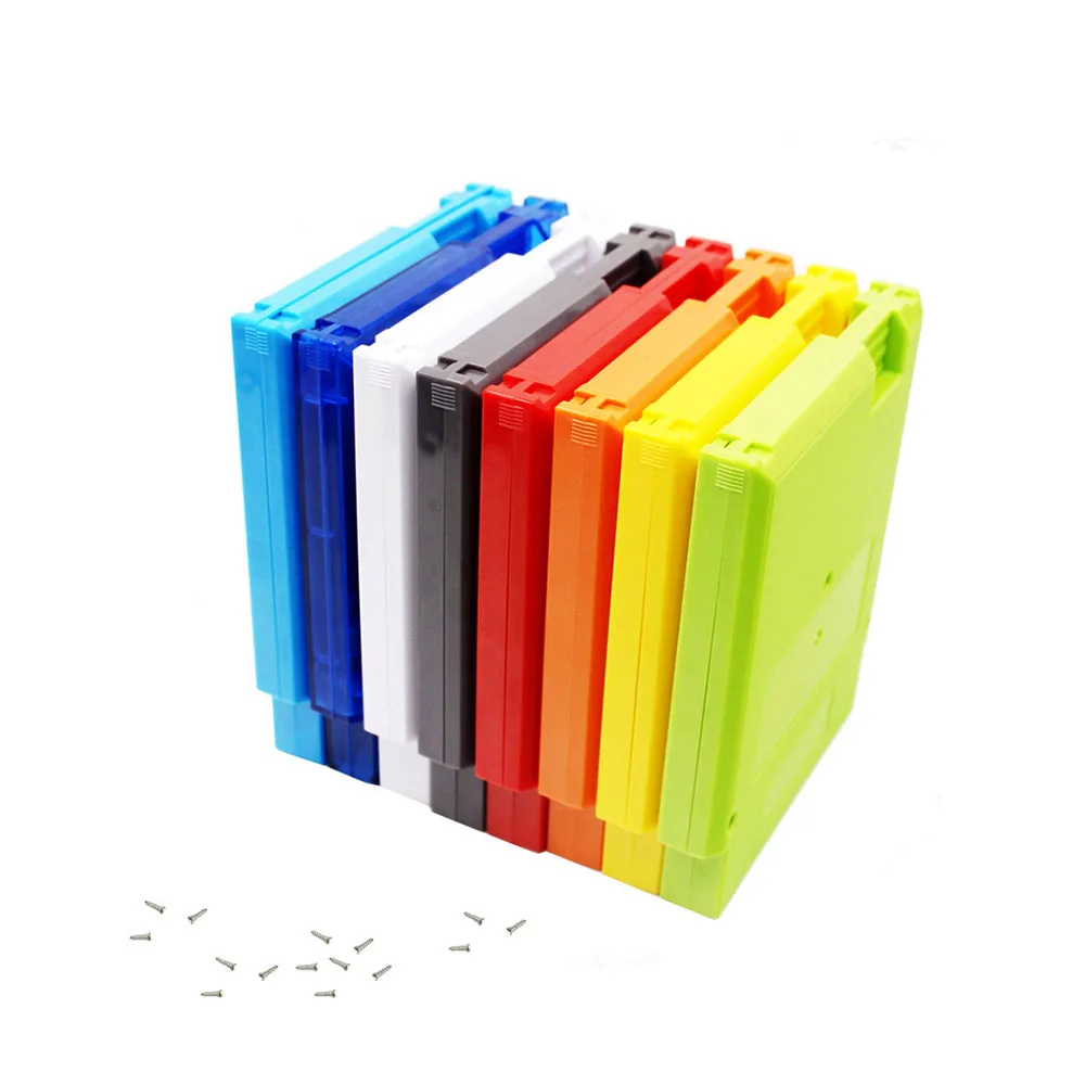 Hard Plastic Case Cartridge Shell Cover For NES 60Pin To 72Pin Game Card Replacement Shell With 3 Screws