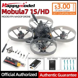 Happymodel Mobula 7 Mobula7 1S/HD 75mm Micro FPV Whoop Quadcopter Drone Open VTX 2.4G ELRS ricevitore Runcam Nano3 motore Brushless