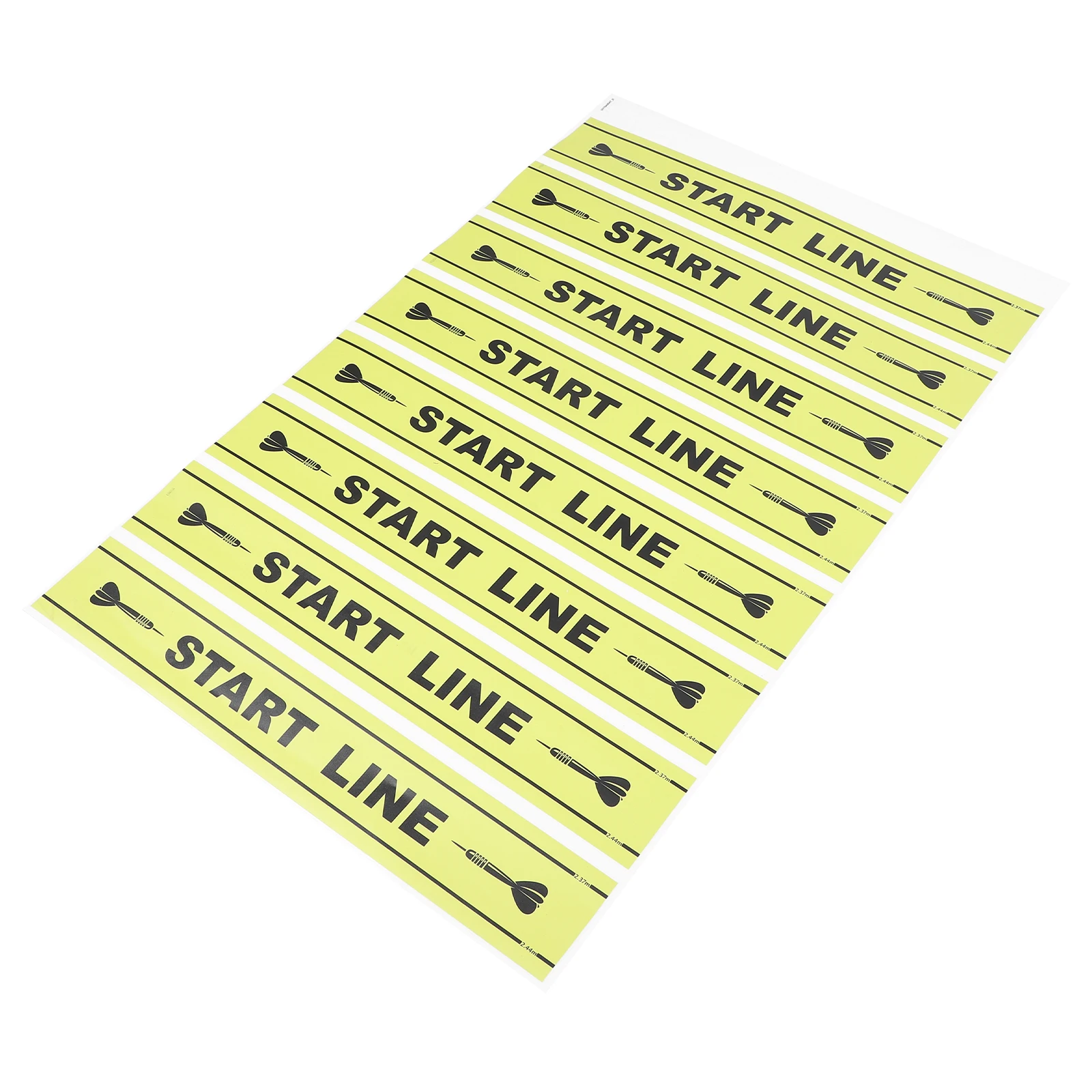 1-blad Fly Dart Line Marker Pvc Duurzame Game Floor Marker voor het gooien van lijn Indoor Outdoor Speelgebied Spelaccessoires