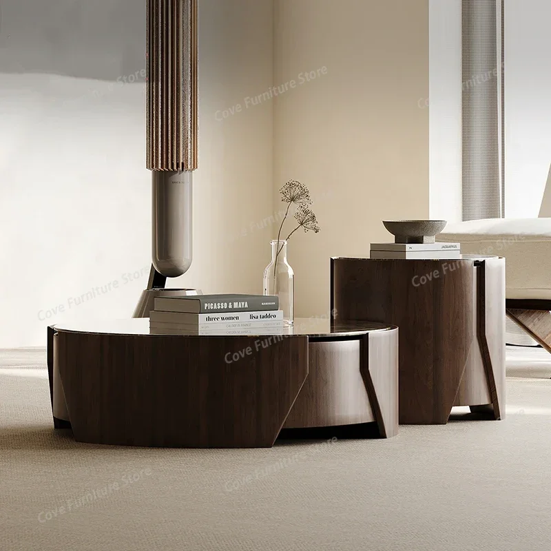 

Aesthetic Simple Coffee Table Minimalist Decor Luxury Unique Coffee Table Effect Modern Armoires Service Postmodern Furniture