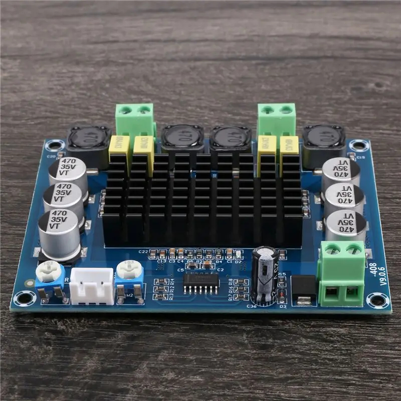 A41Z-TPA3116D2 TPA3116 Dual Channel Stereo High Power Digital Audio Power Amplifier Board 2X120w Amplificador DIY Module XH-M543