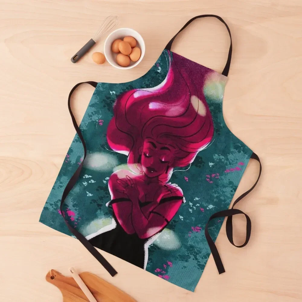 Lore Olympus Persephone Apron manicurist Kitchen Apras For Women Apron