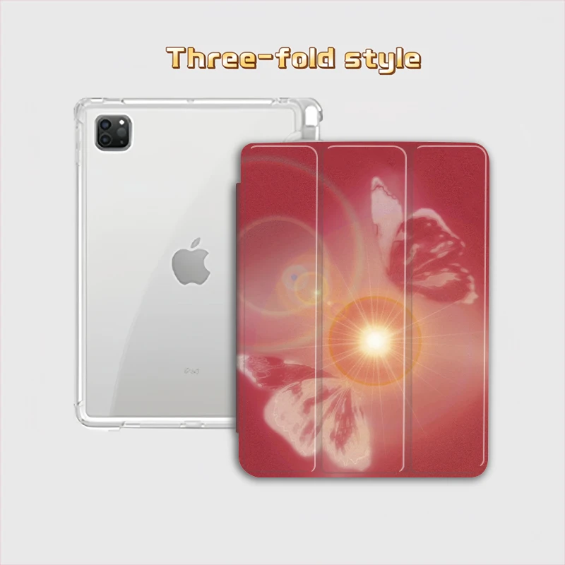 Retro Butterflies in the sunlight TABLET CASE FOR iPad pro 10/11-Inch 2020/6th/7th /8th /Air 3rd/Air 4th/9th gen/Air 5th Gen 202