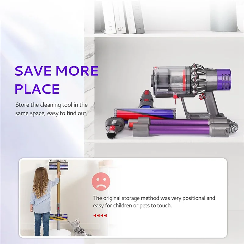 DHIPP-складная удлинительная палочка, совместимая с Dyson V7V8V10 V11 V15, беспроводные вакуумные аксессуары, детали, быстросъемная палочка, замена