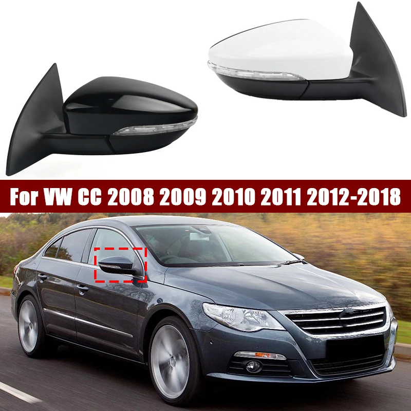 

Car Accessories For VW CC 2008 2009 2010 2011 2012 2013 2014-2018 Auto Outside Door Rearview Mirror Assemblys 9/13PIN