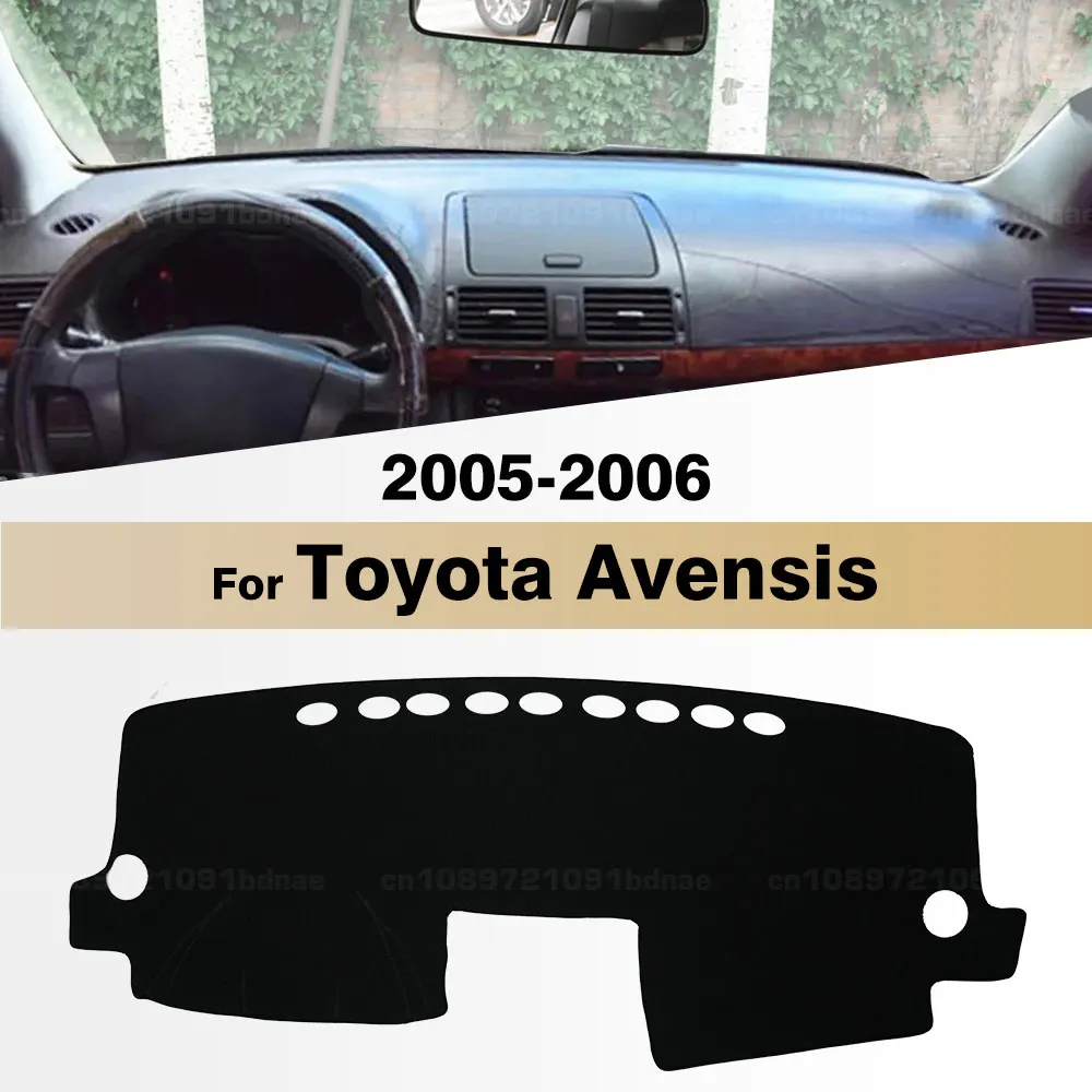 

LUTEHIL For Toyota Avensis 2005 2006 Car Dashboard Cover Dash Mat Sun Shade Anti-UV Carpets Car Accessories