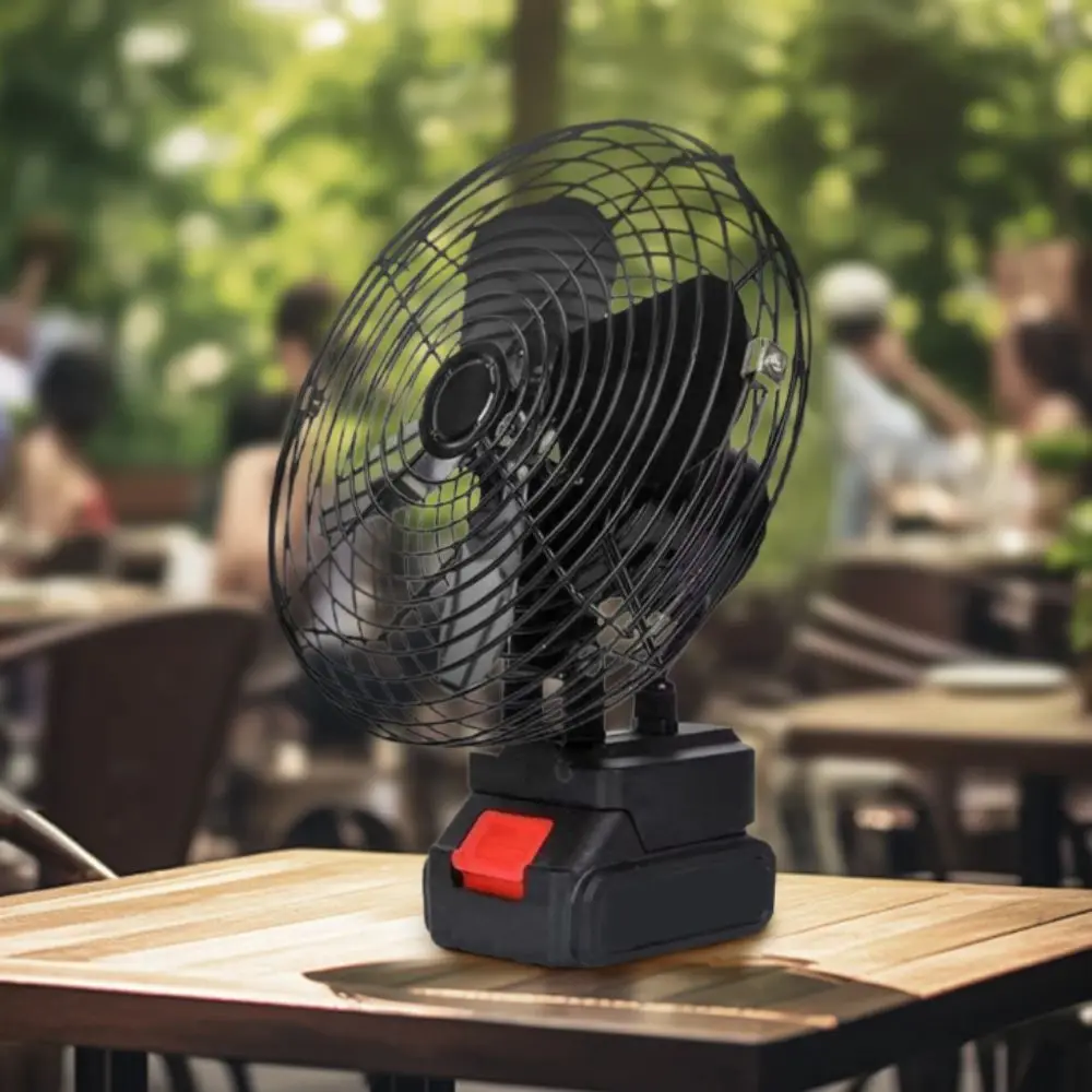Krachtige draadloze draagbare ventilator oplaadbaar metaal_voghion.com