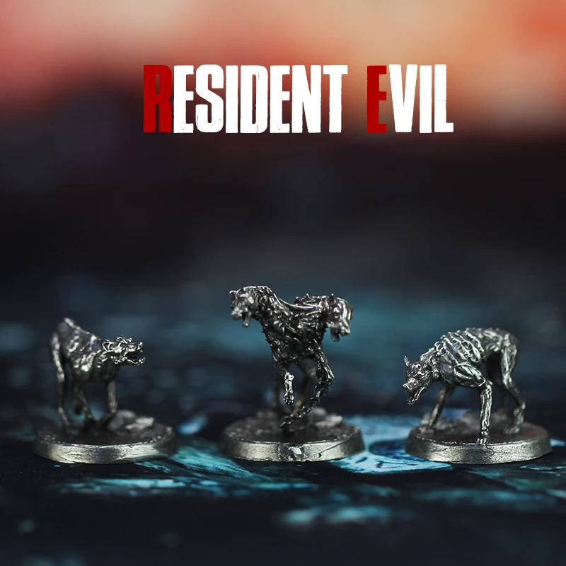 Metal cuproníquel residente soldado mal modelo figuras de ação jogo de tabuleiro peça estática estado ornamento em miniatura acessórios brinquedos